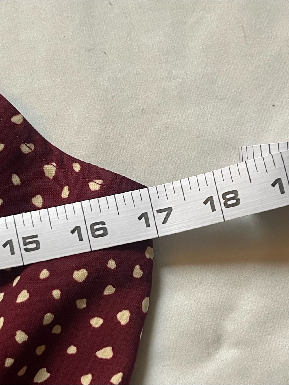 Kimchi Blue Burgundy Polka Dot Midi Dress - Picture 10 of 12